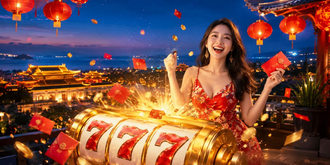 Không khí đèn lồng Huế lung linh kết hợp trò chơi slot trực tuyến đầy màu sắc